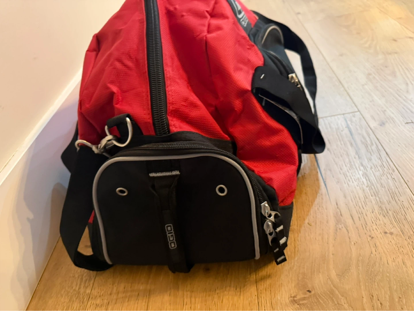 OGIO Red and Black Duffel Bag - photo 2