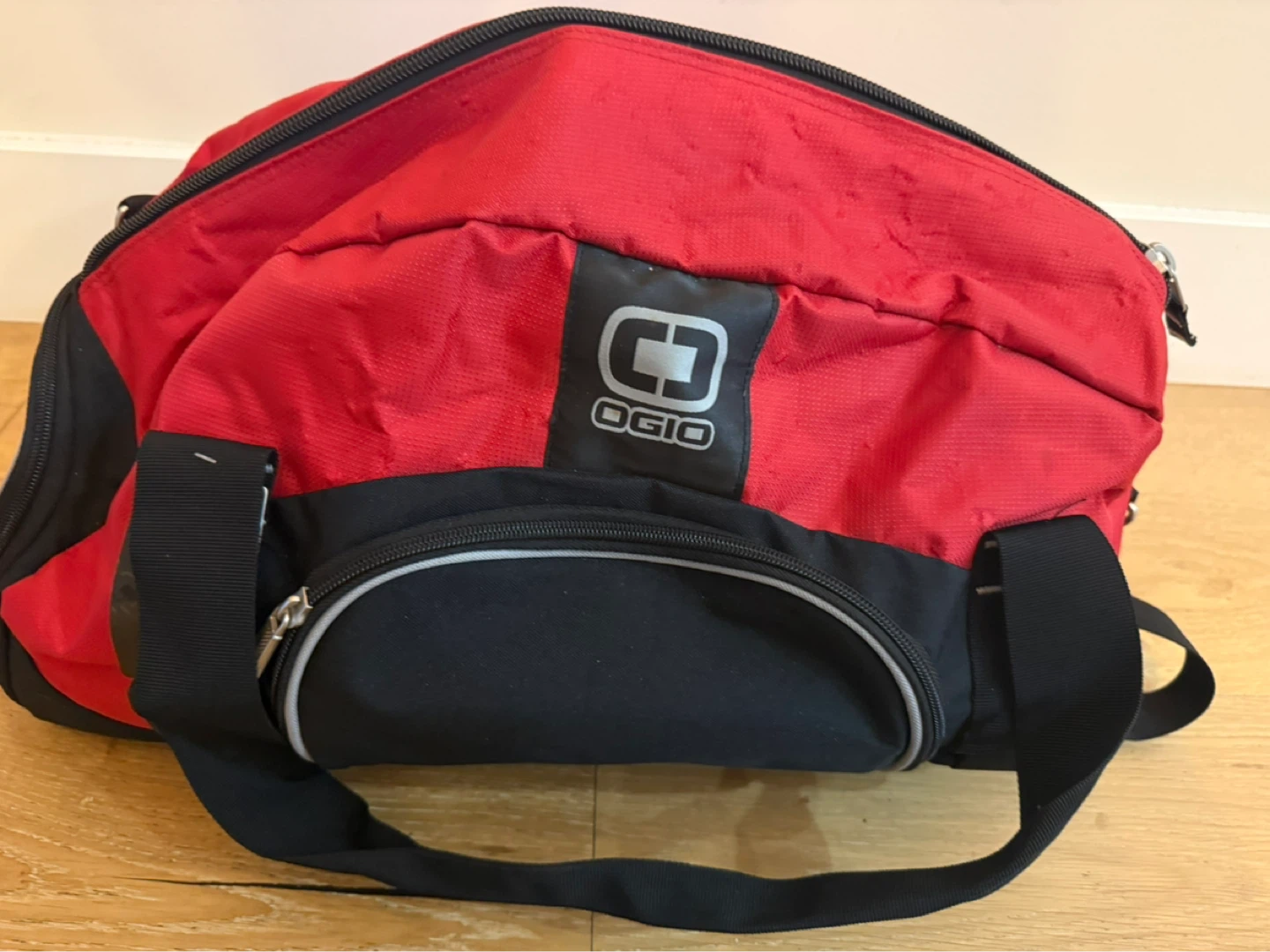 OGIO Red and Black Duffel Bag