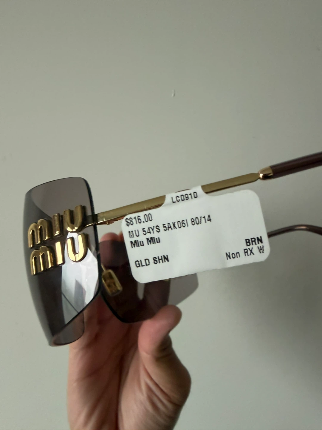 Miu Miu MU 54YS Sunglasses Authentic