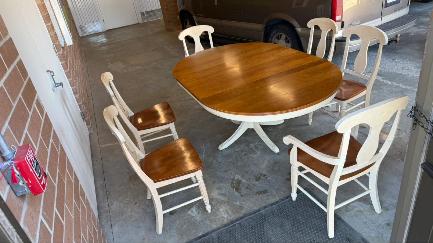 Oval Dining Table with 6 Chairs - photo 4