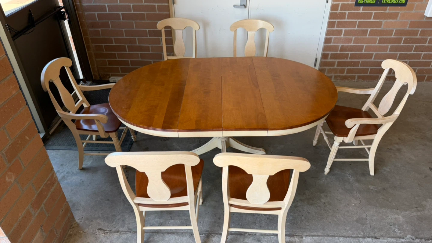 Oval Dining Table with 6 Chairs - photo 5