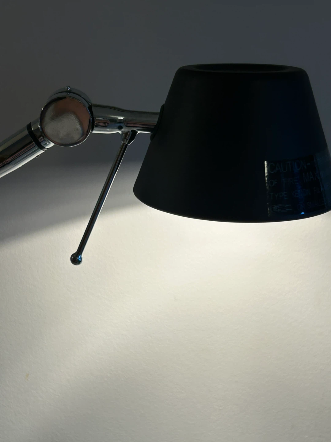 Adjustable Floor Lamp - Black and Chrome - photo 2