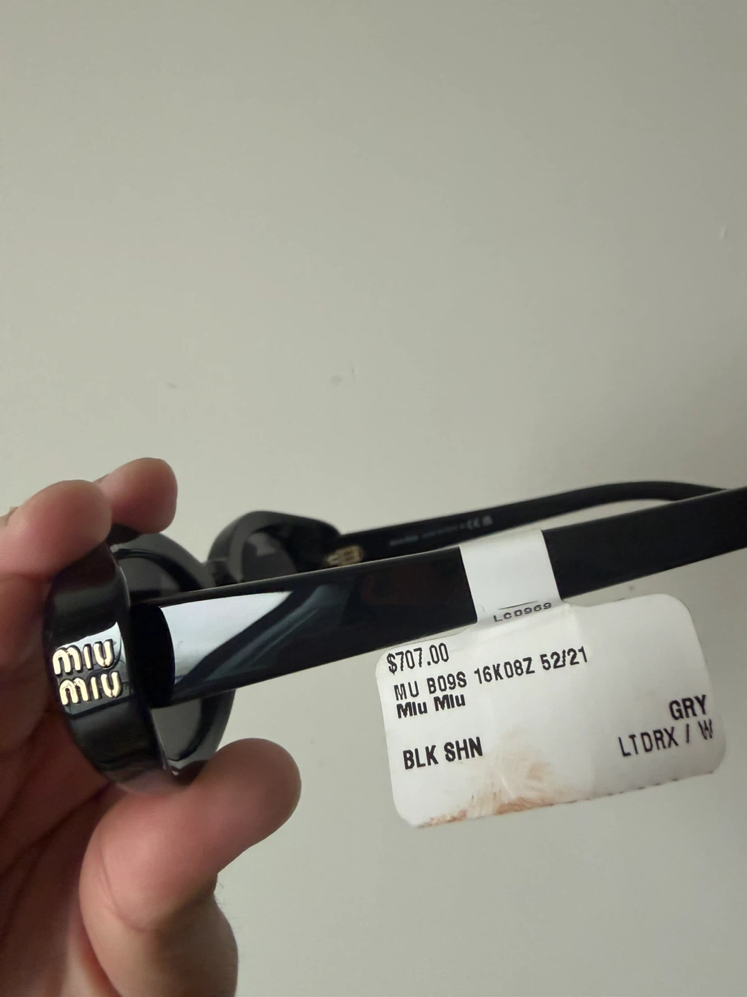 Miu Miu MU B09S Sunglasses Authentic