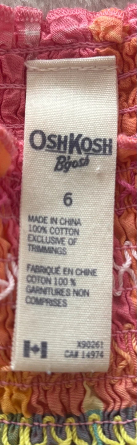 OshKosh B'gosh Girls Plaid Sundress Size 6 - photo 2