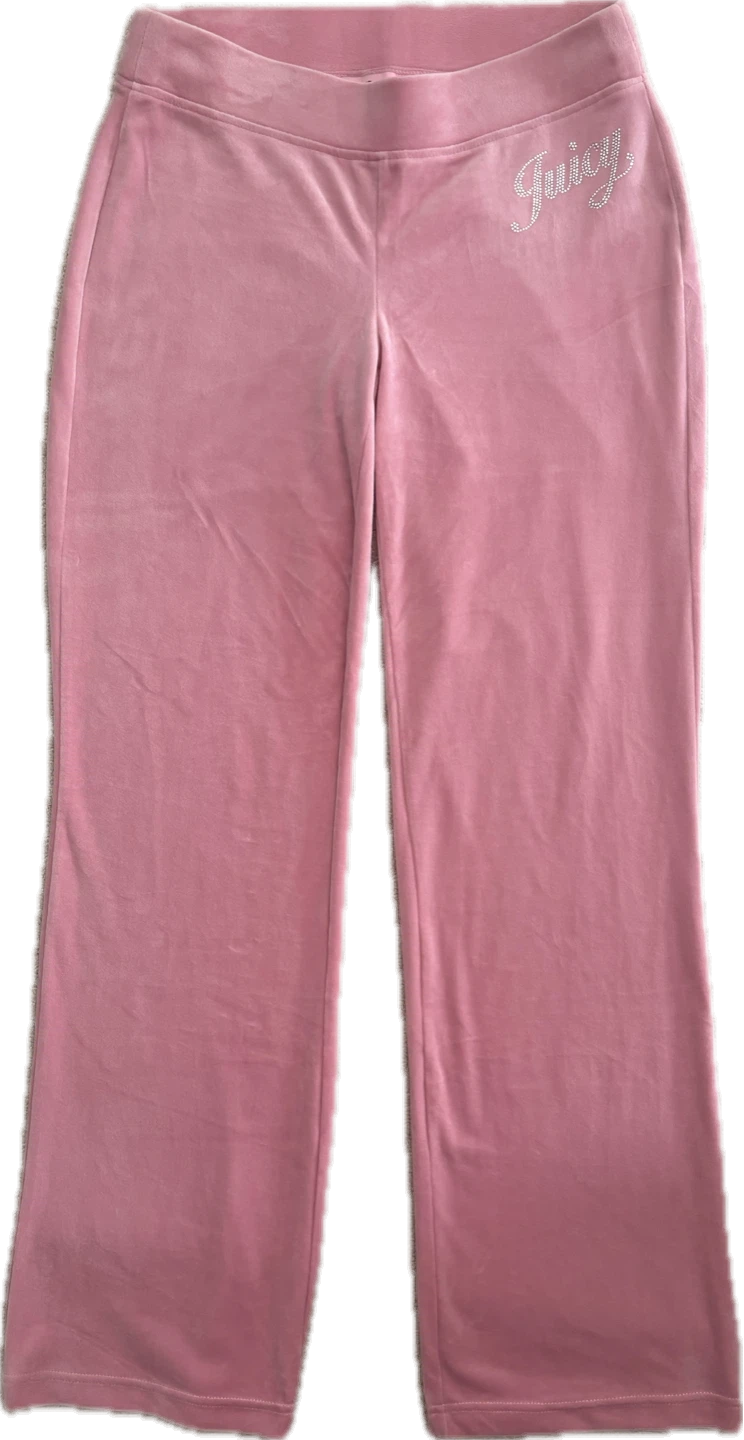 Juicy Couture Pink Velour Tracksuit Set - Size S - photo 4