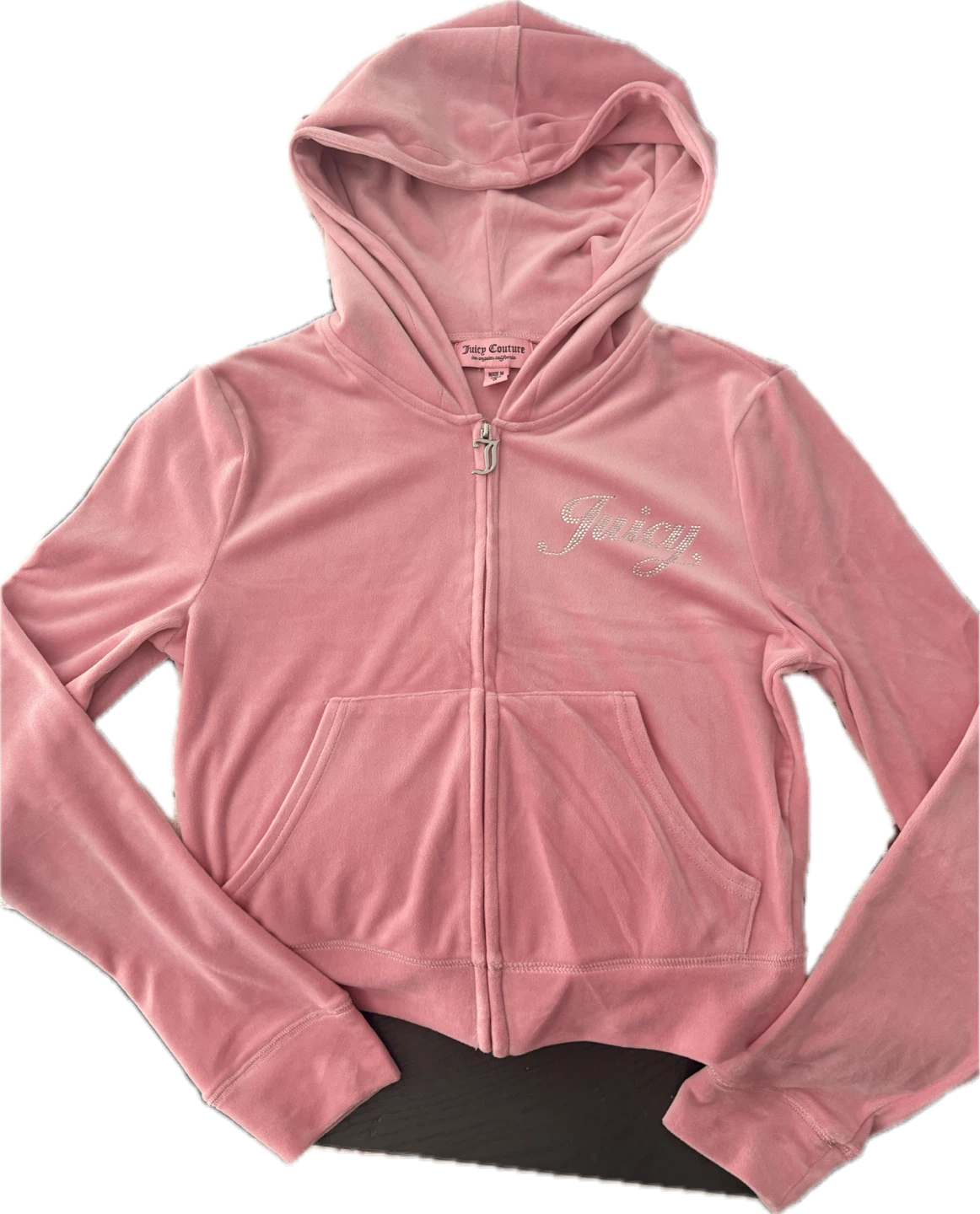 Juicy Couture Pink Velour Tracksuit Set - Size S - photo 3