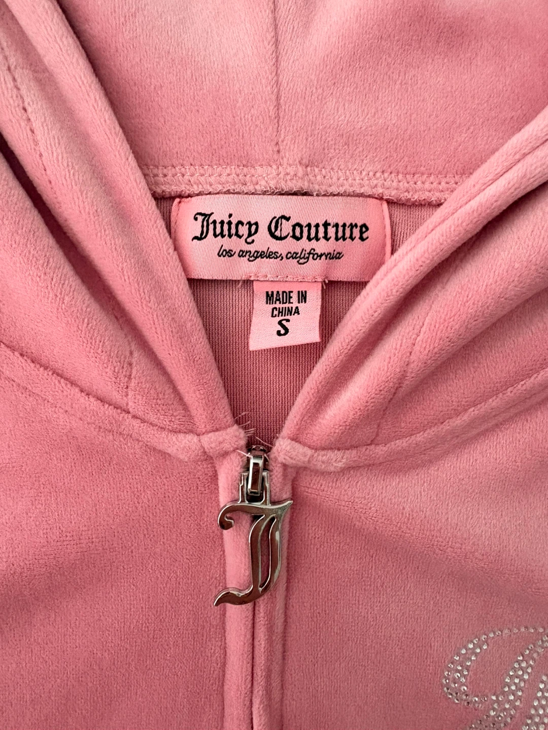 Juicy Couture Pink Velour Tracksuit Set - Size S - photo 2