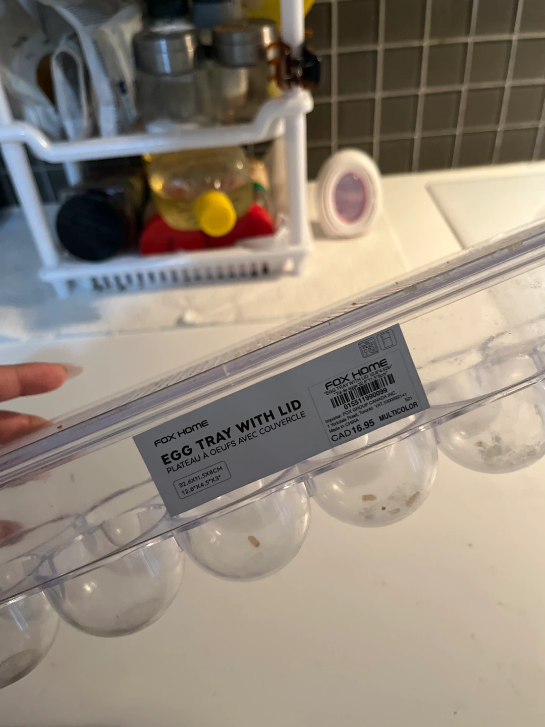 Fox Home Egg Tray with Lid