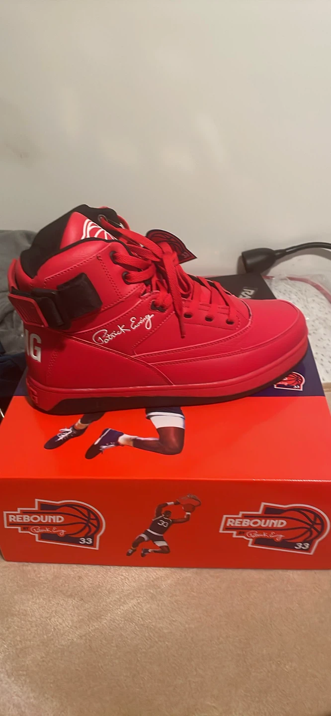 Ewing Athletics Rebound High Top Sneakers - Red - photo 3