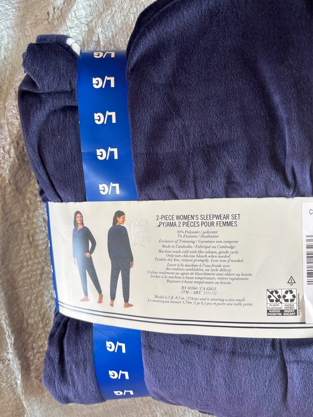Nautica 2-Piece Women's Sleepwear Set - Navy Blue, Size L/G - photo 2