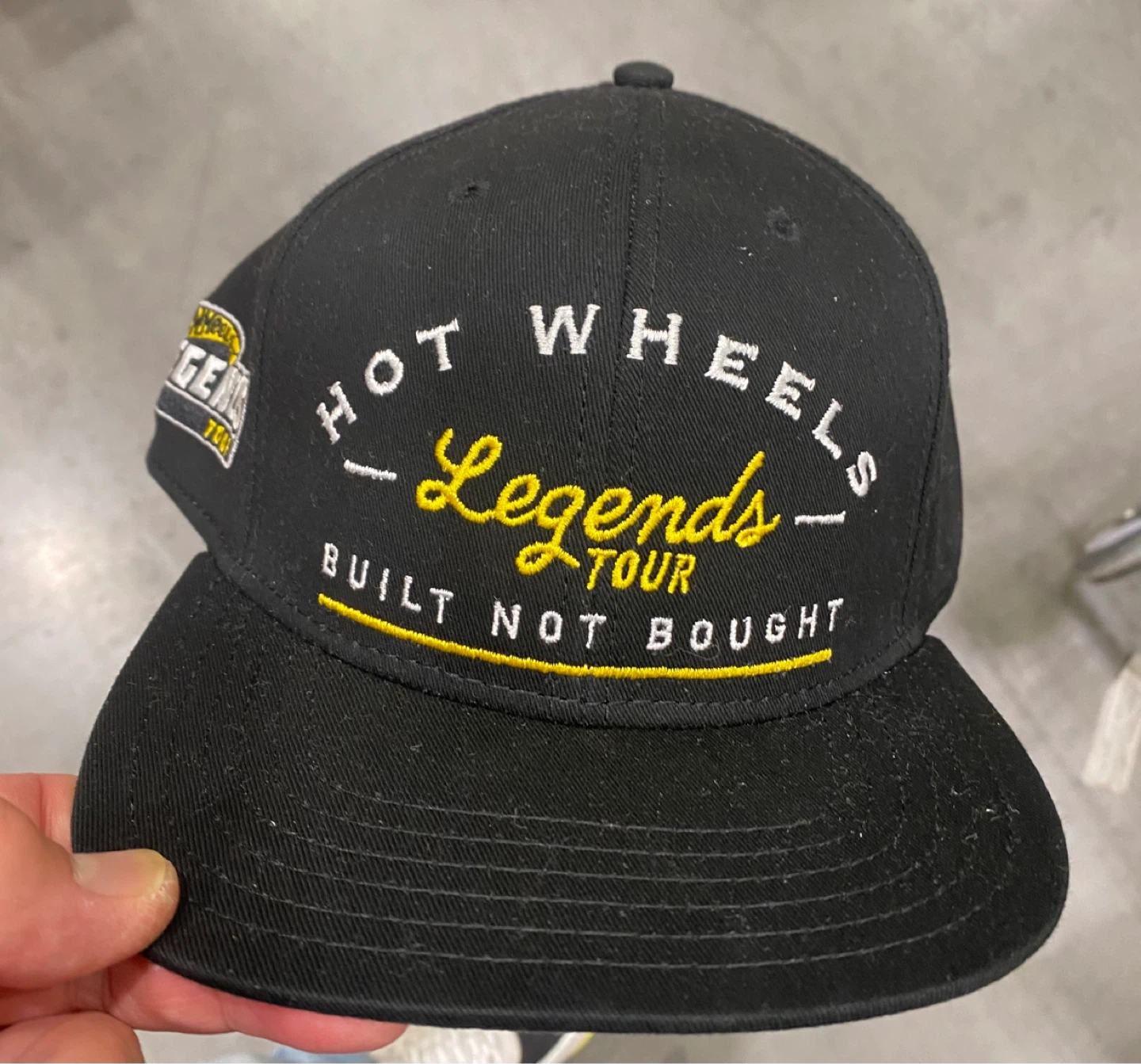 Hot Wheels Legends Tour "Built Not Bought" Baseball Cap