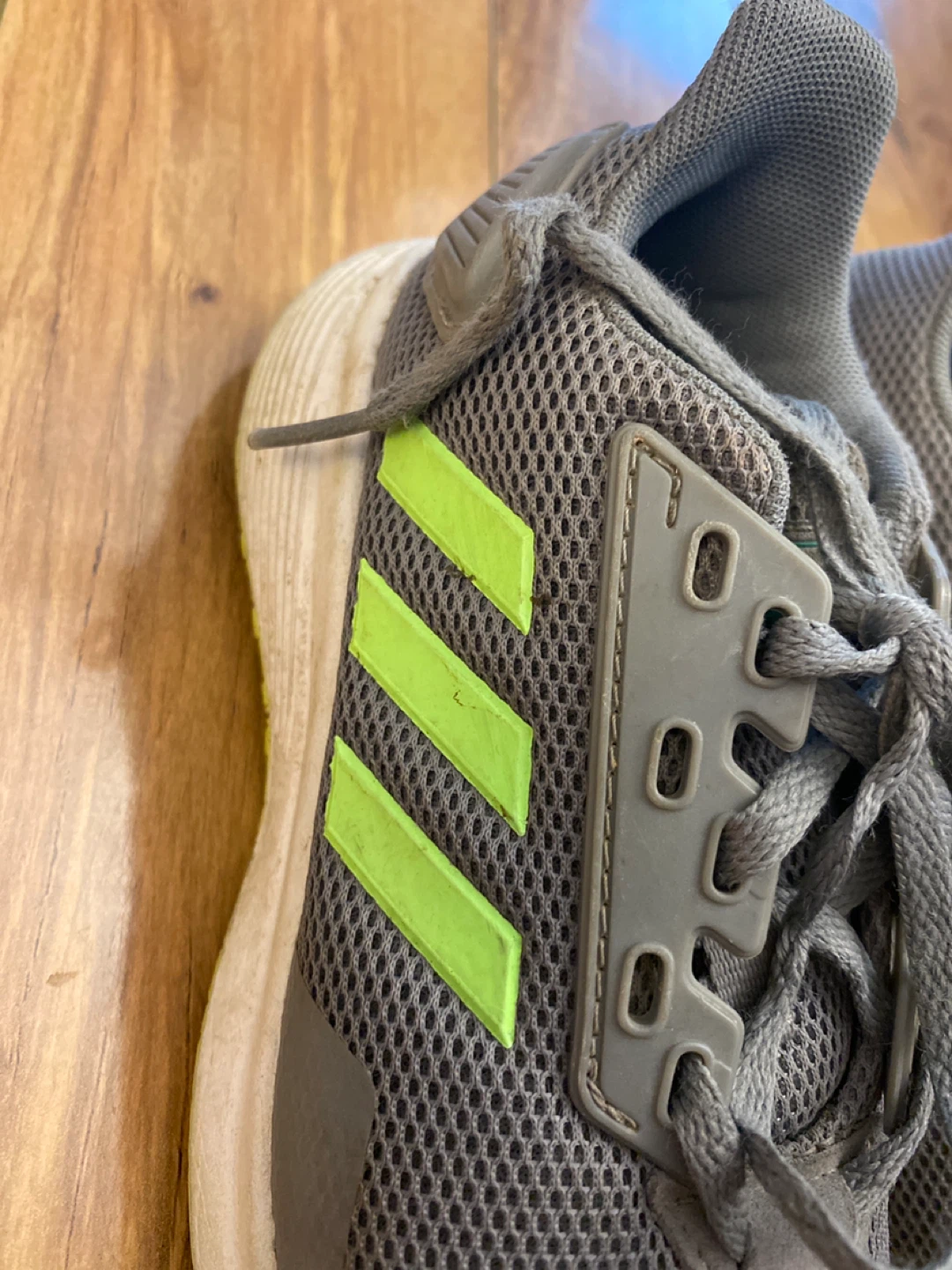 Adidas Running Shoes - Grey/Neon - photo 2