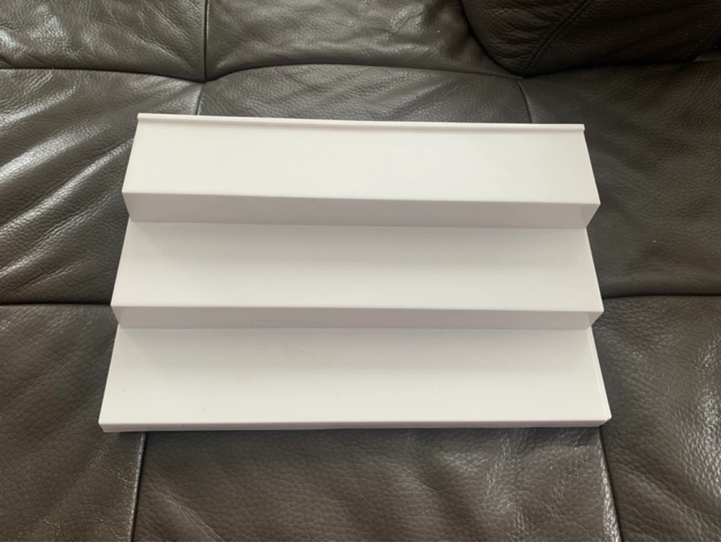 White 3-Tier Display Shelf Organizer