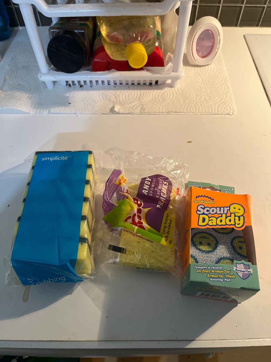 Scrub Daddy, Scotch-Brite, and Brite Sponges