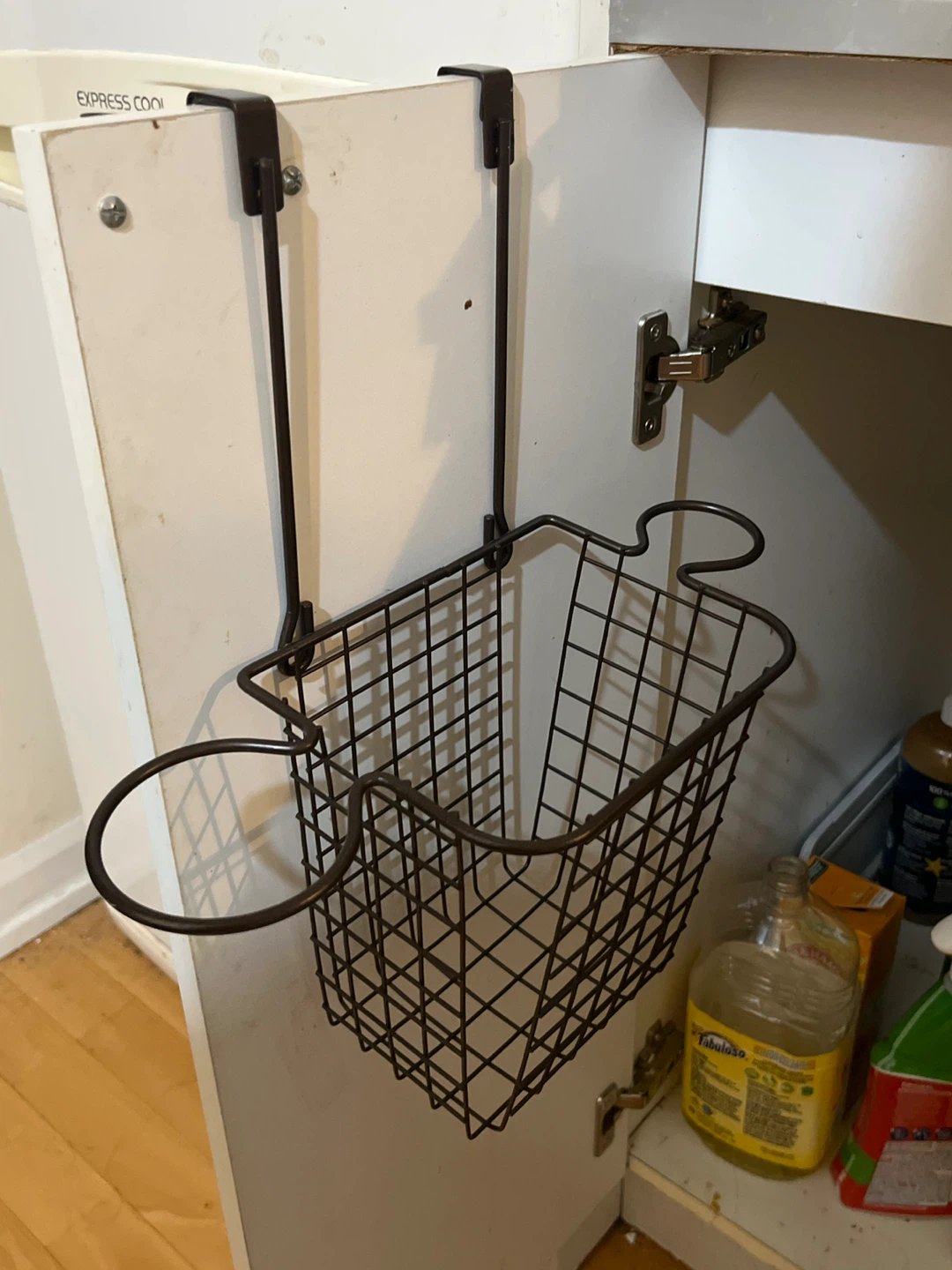 Over-the-Door Wire Basket with Ring Holders - photo 2