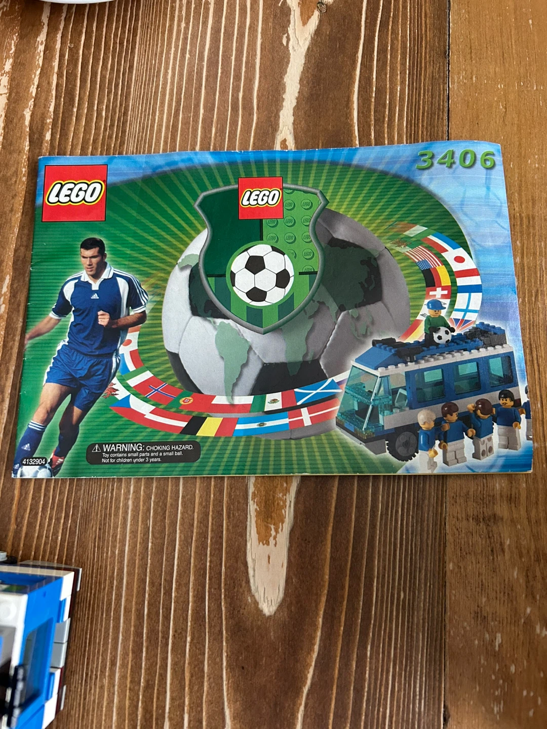 FIFA World Cup time LEGO 3406 American Bus Soccer Set