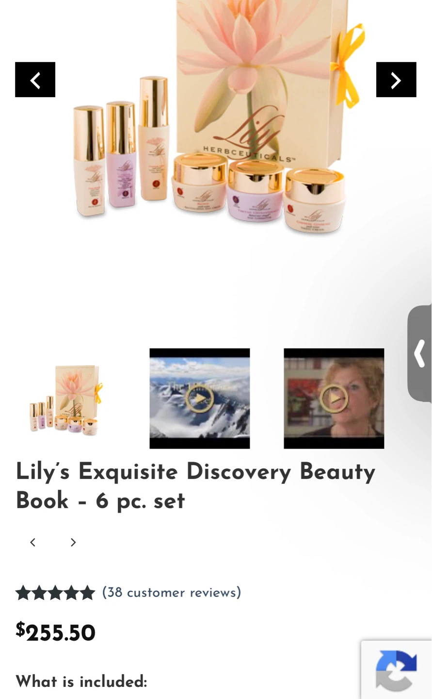 Lily's Exquisite Discovery Beauty Book - 6 pc. set