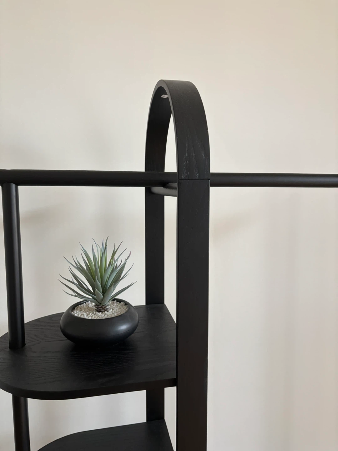 UMBRA Black Garment Rack with Shelves - photo 2