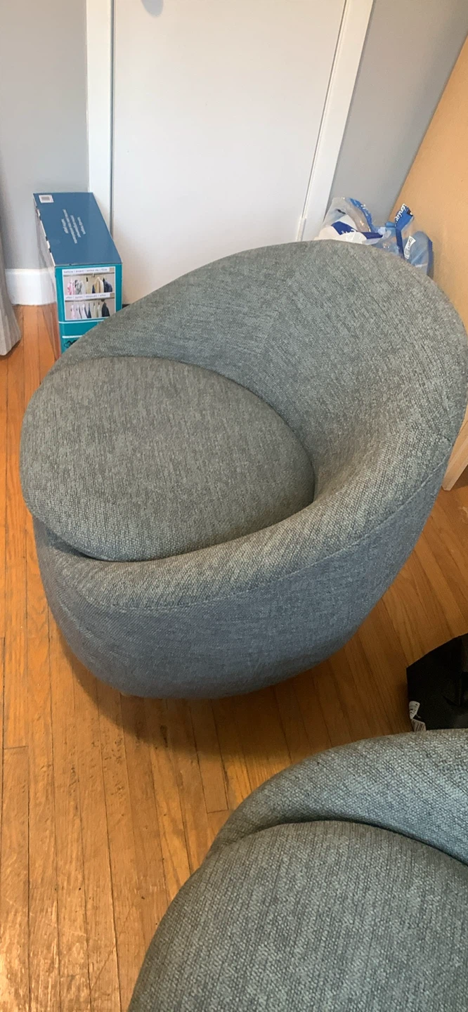 Grey Accent Chair - photo 3
