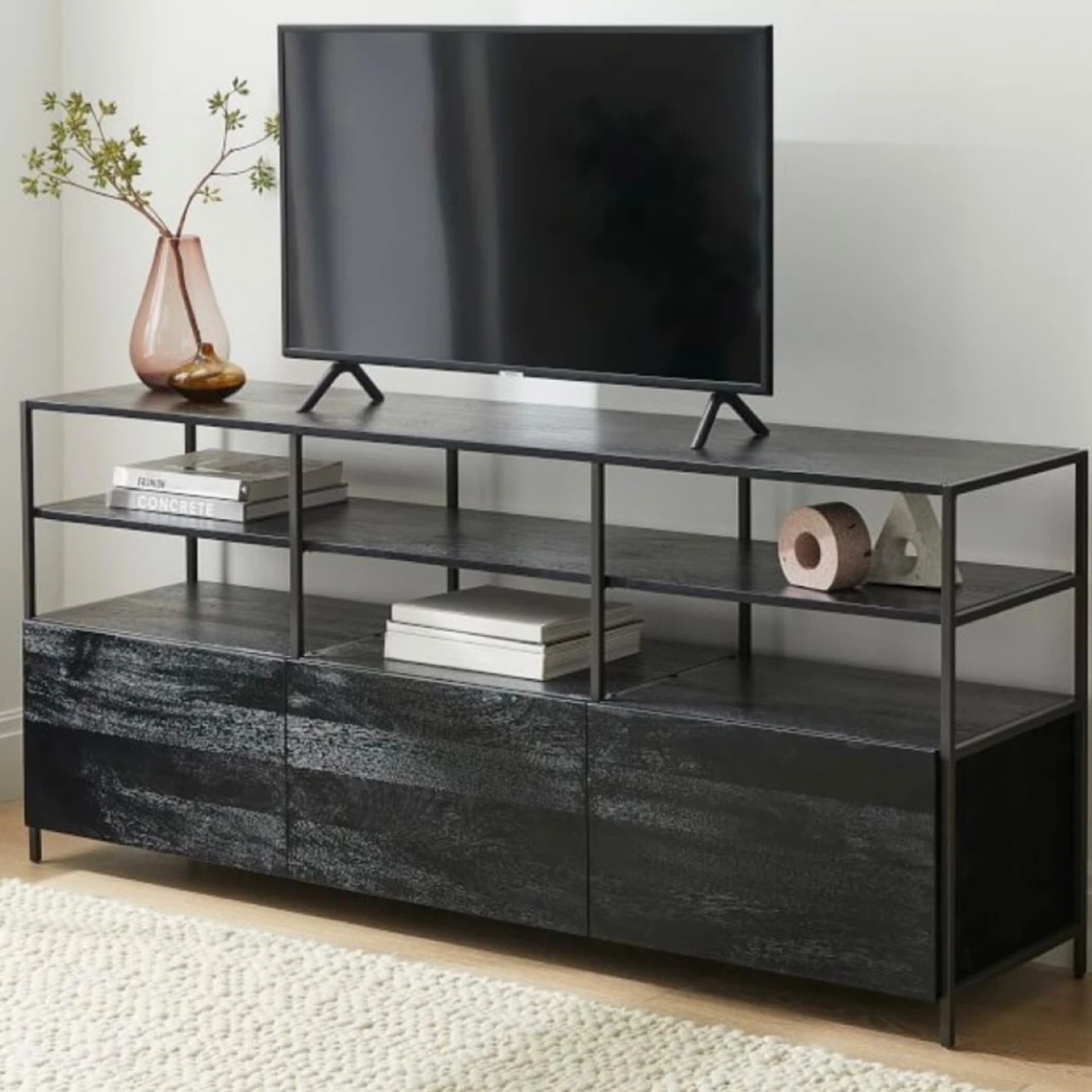 West Elm Industrial Modular Media Console.