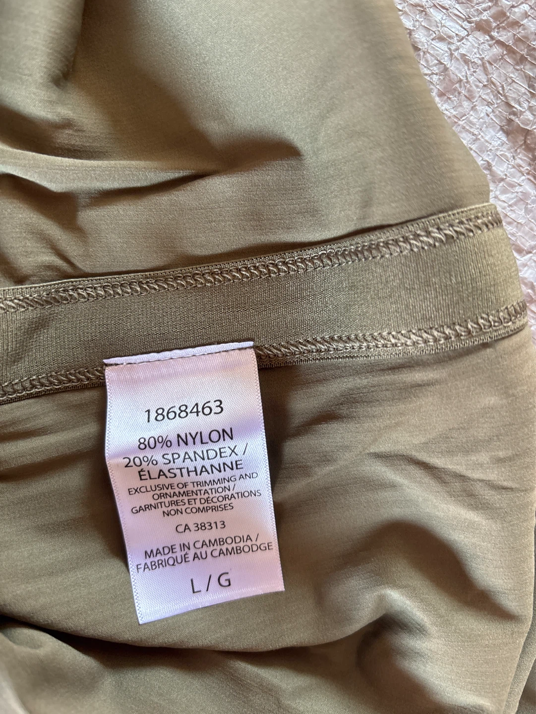 Tuff Veda Women's Ribbed Ruched Midi Dress L/G Olive Green - photo 4