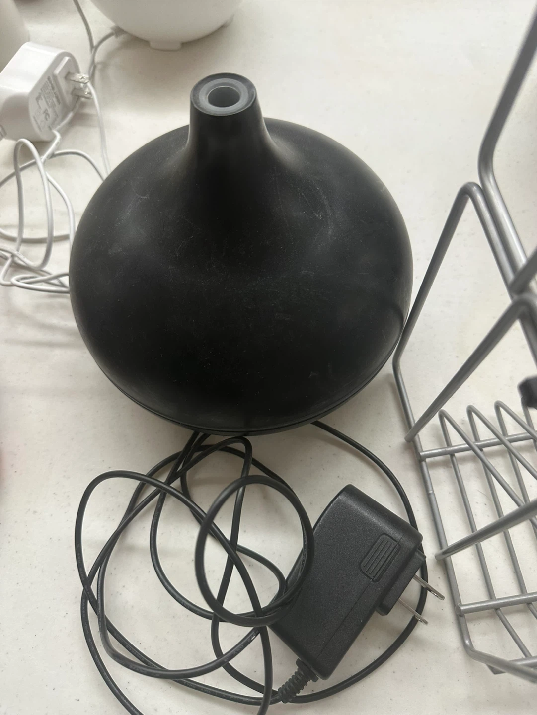 Black Aroma Diffuser with Power Adapter