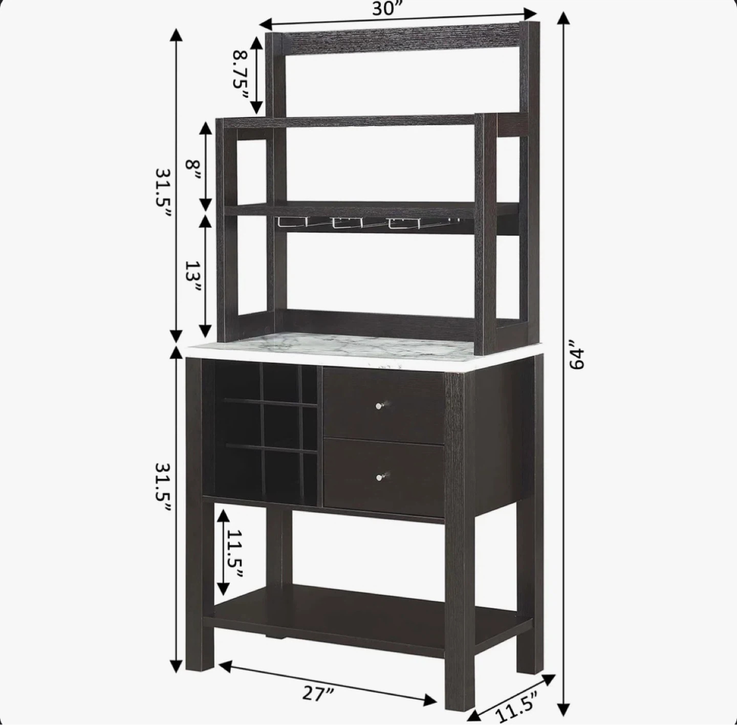 Bar cabinet - photo 3