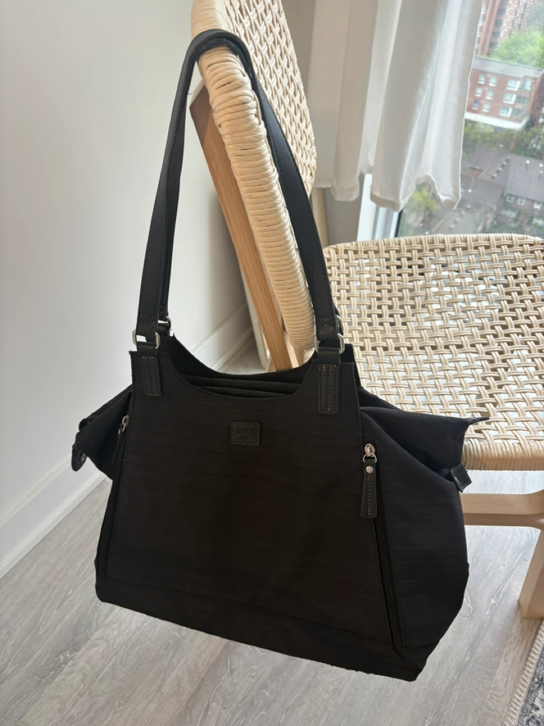 Roots Black Tote Bag