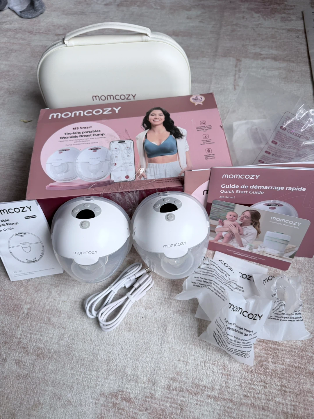 Momcozy M5 Smart Wearable Breast Pump