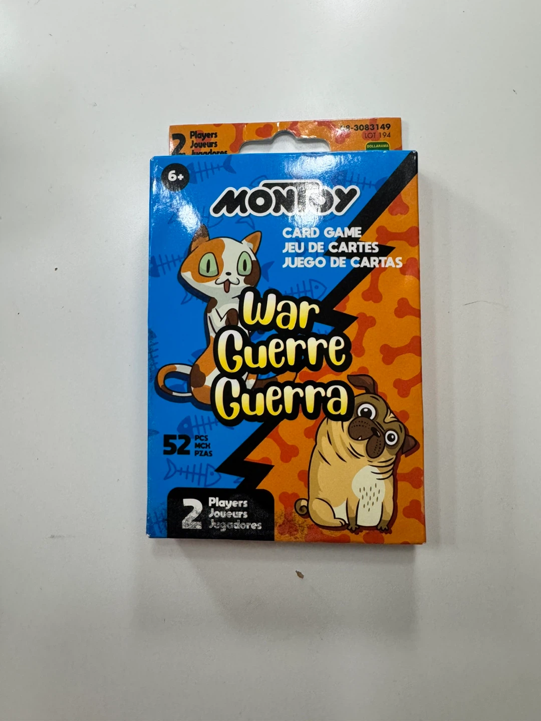 Mondy Card Game - War