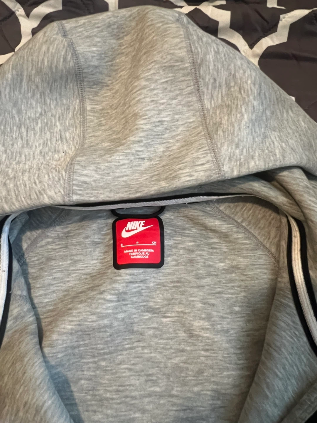 Nike Tech Fleece Full-Zip Hoodie Grey Size S - photo 2