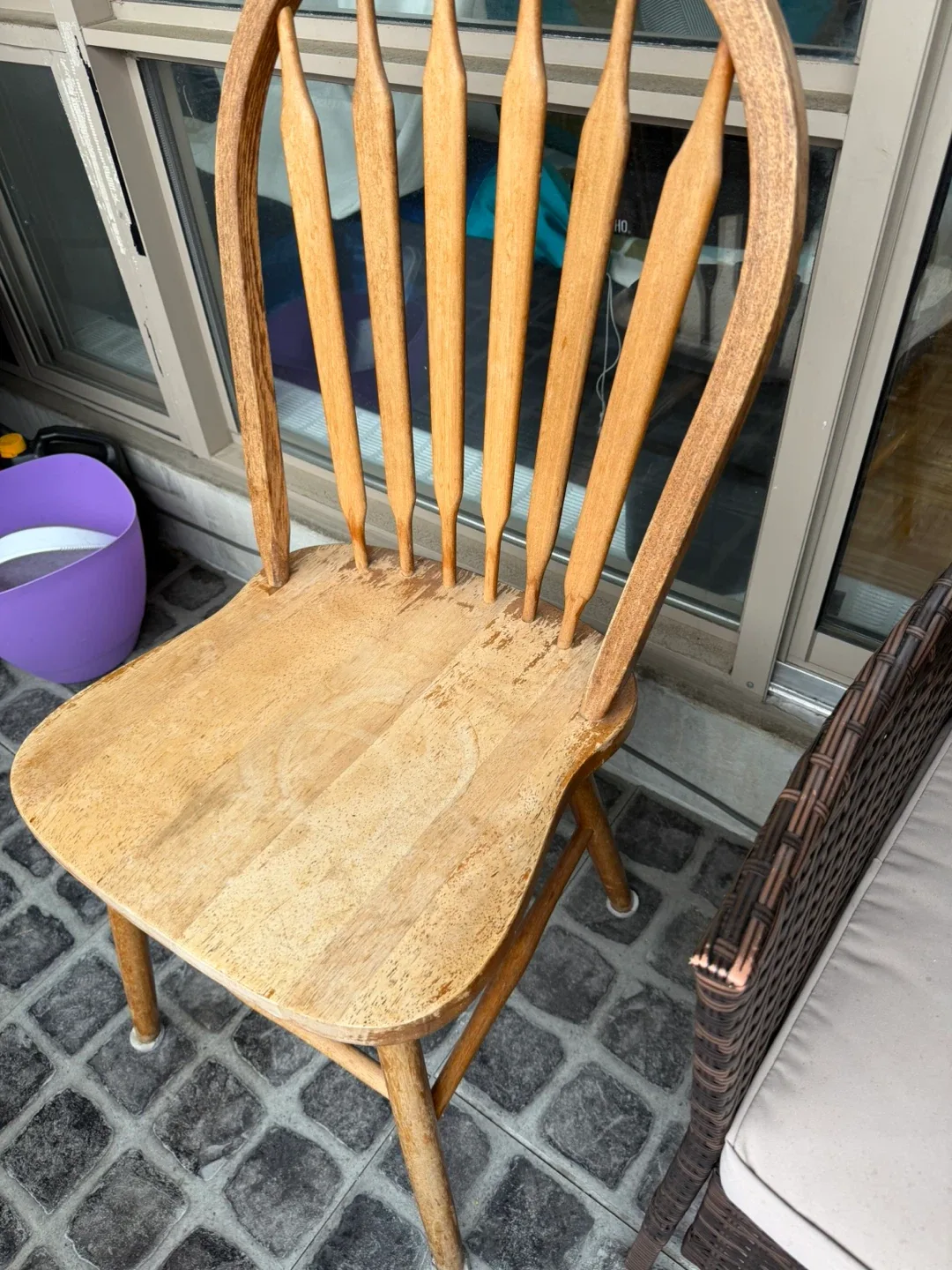 Wooden Spindle Back Chair $10 each