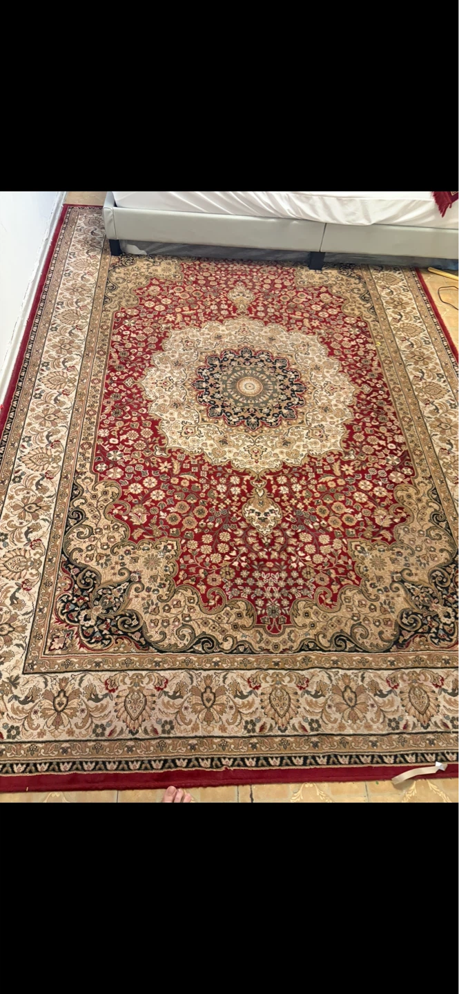 TTT Collection Area Rug 300x400cm Red/Cream