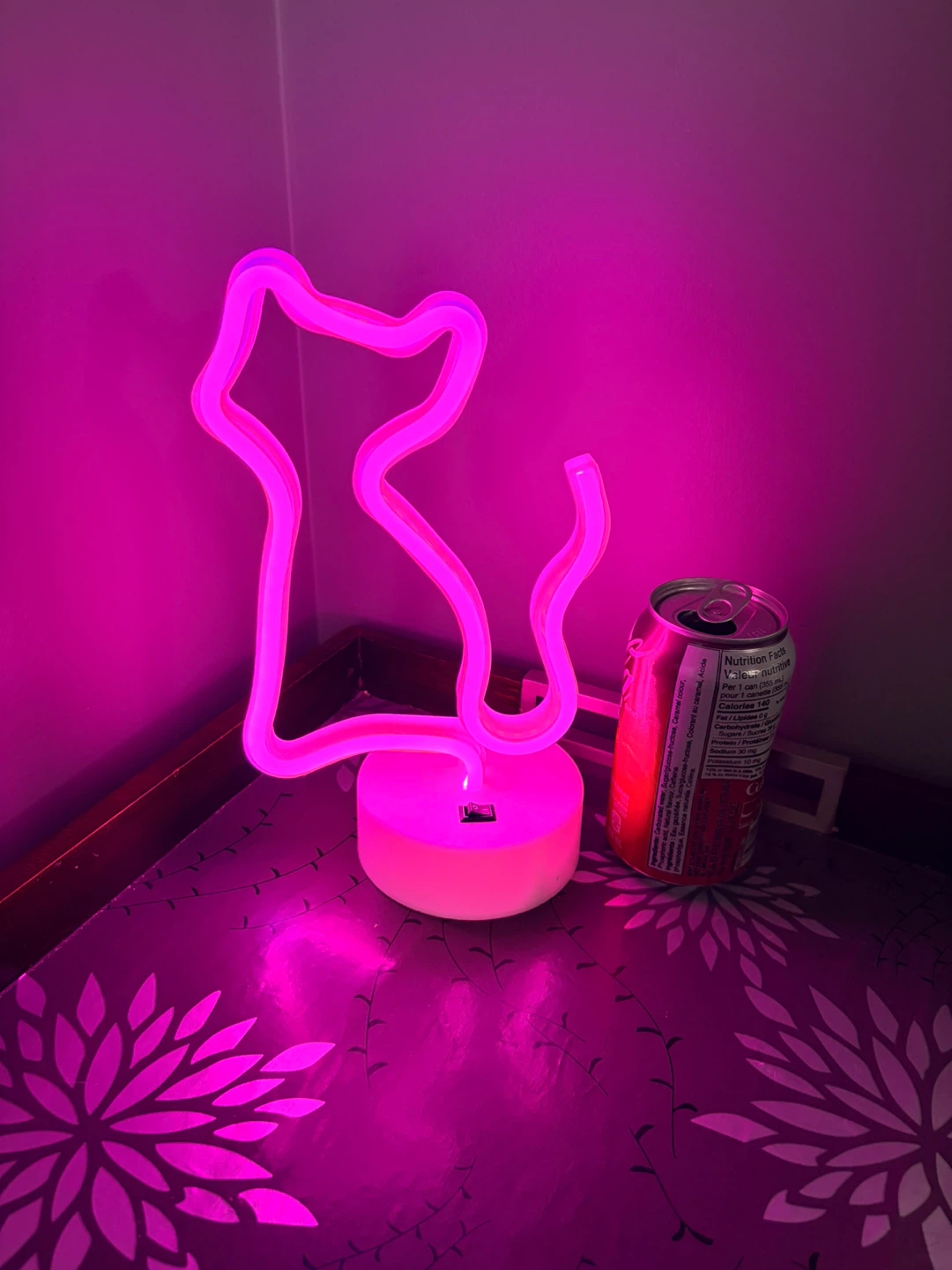 Battery powered Neon Cat LED Light - photo 2