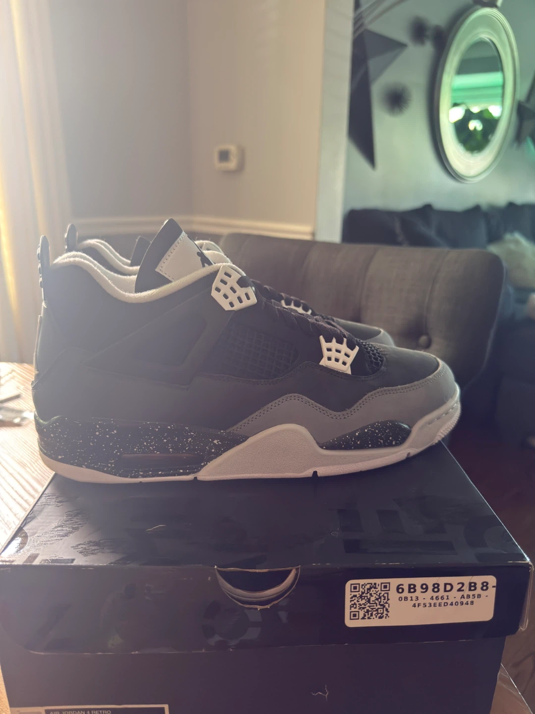Air Jordan 4 Retro "Fear" Sneakers 2024 NEW Size 12 - photo 2