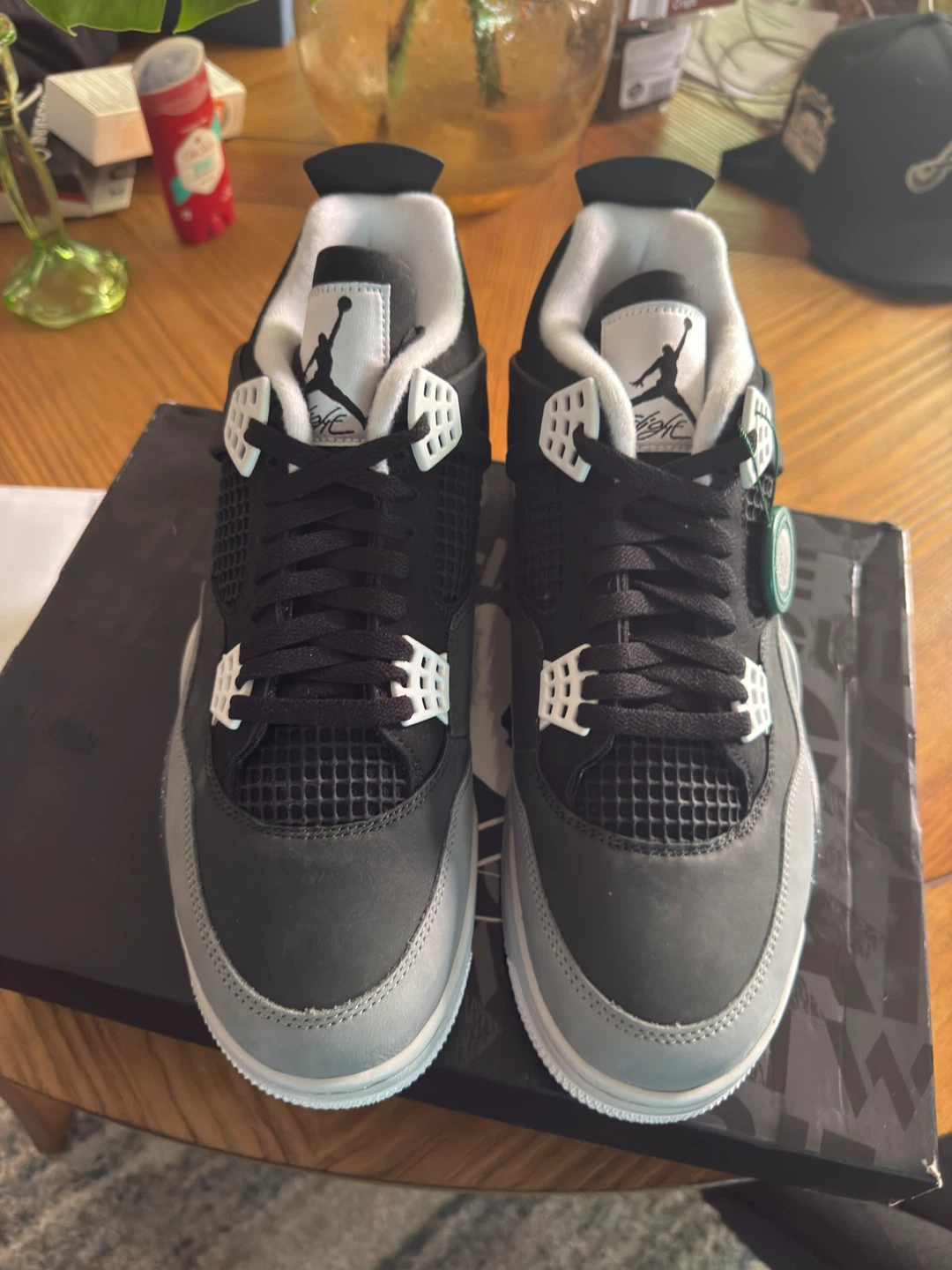 Air Jordan 4 Retro "Fear" Sneakers 2024 NEW Size 12 - photo 3