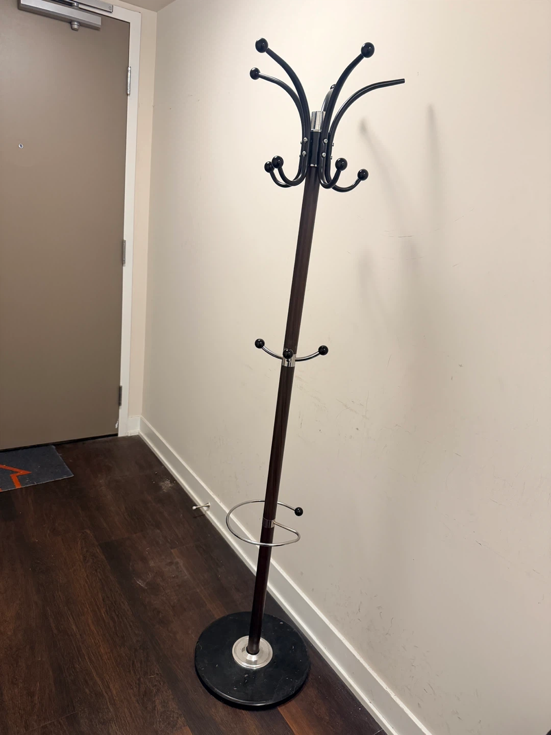 Coat Rack Stand - Wood & Metal - photo 5