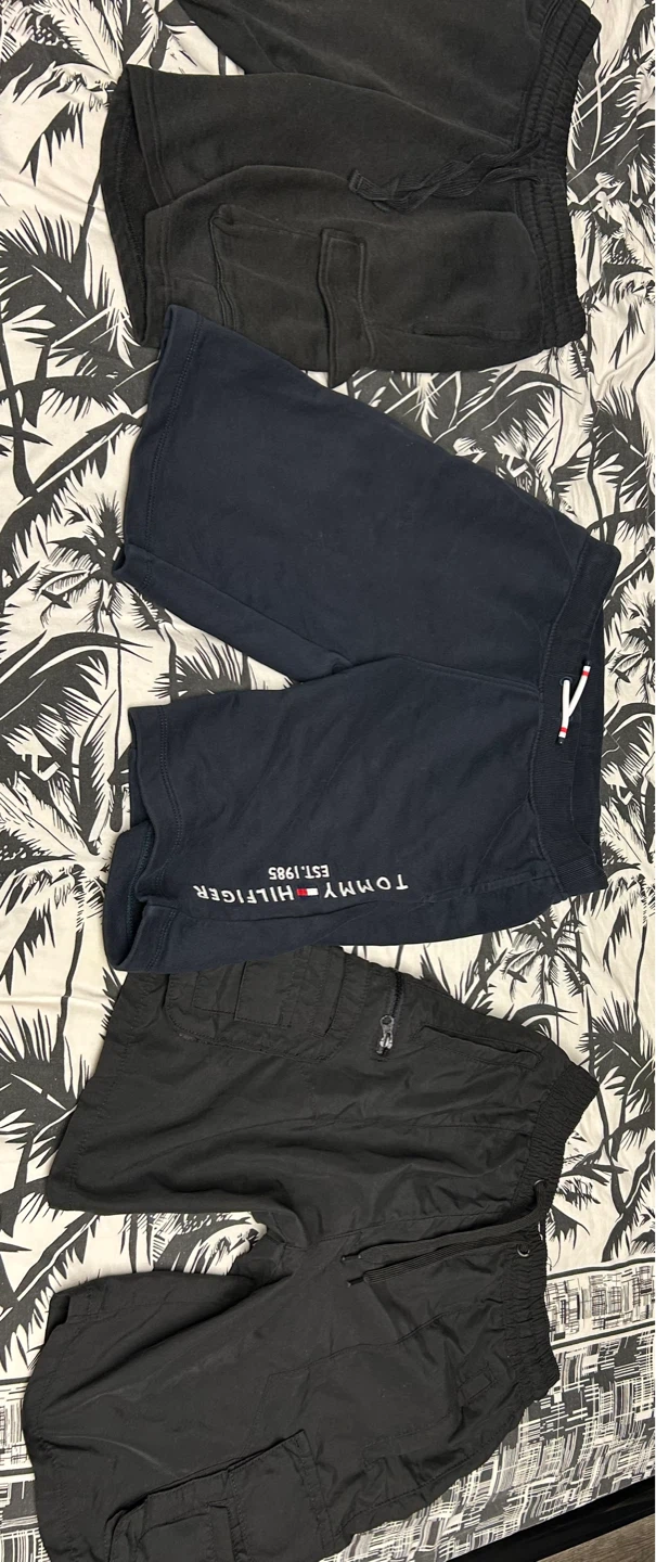 Tommy Hilfiger Sweat Shorts - Navy Blue & Black