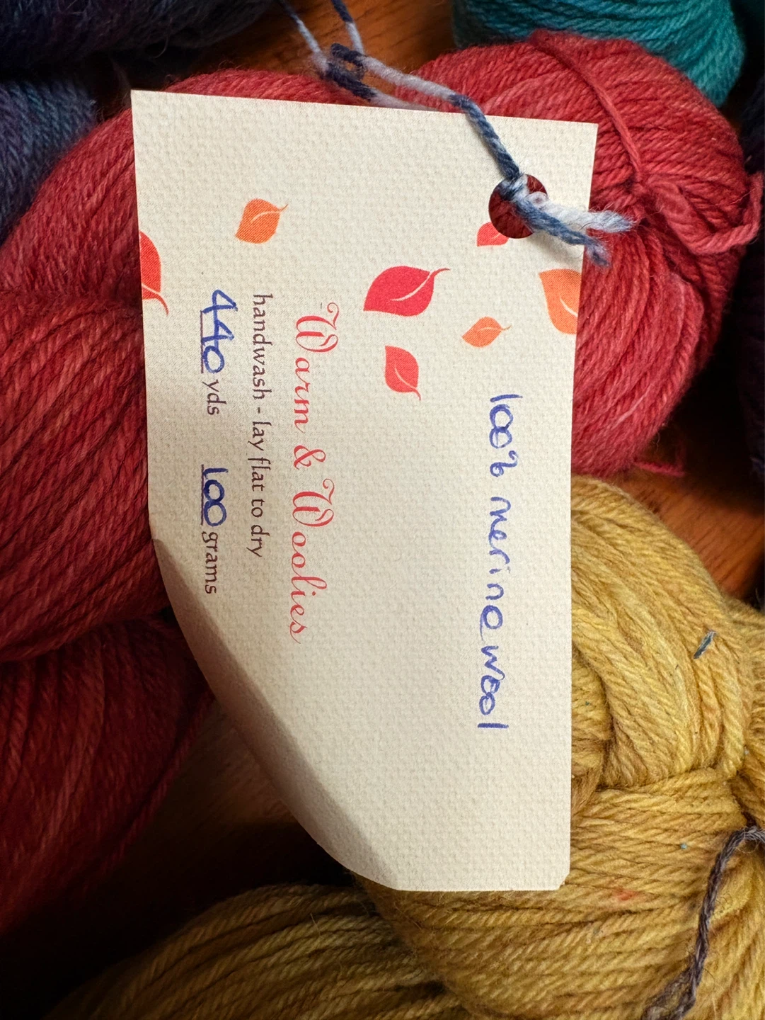 11 skeins of 100% Merino Wool/Yarn - photo 2