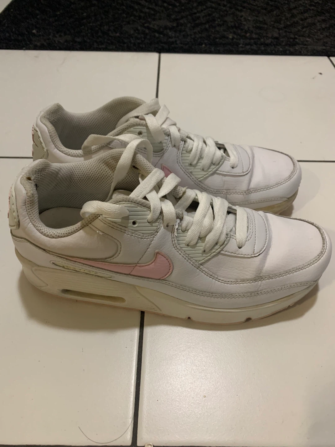 Nike Air Max 90 White Pink Sneakers - photo 3