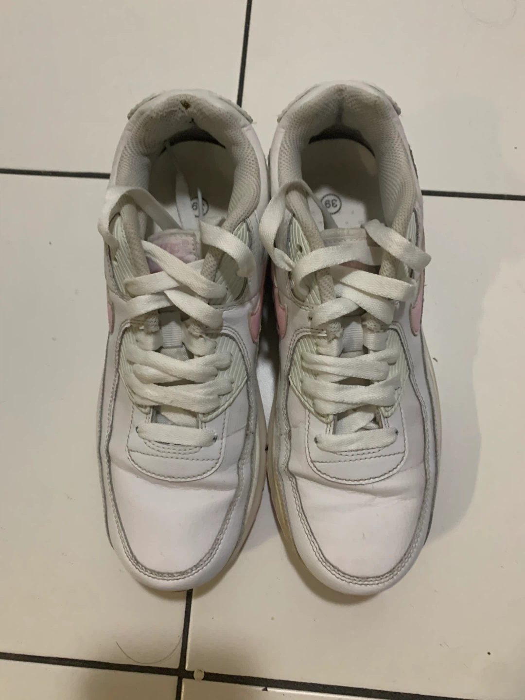 Nike Air Max 90 White Pink Sneakers - photo 2