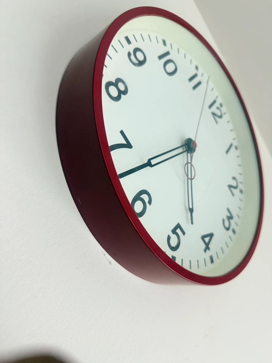 Wall Clock - Red Frame - photo 3