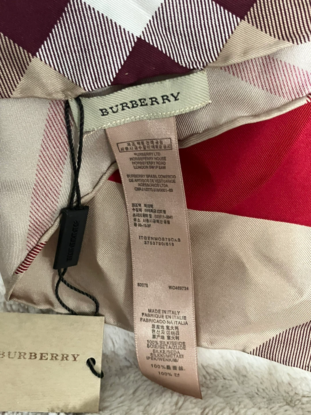 Burberry Silk Scarf