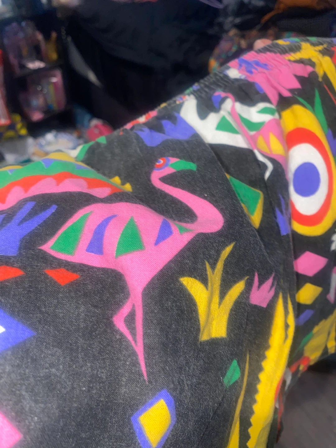 OVERBOARD Men's Black Tropical Print Shorts Size 32-34 - photo 5