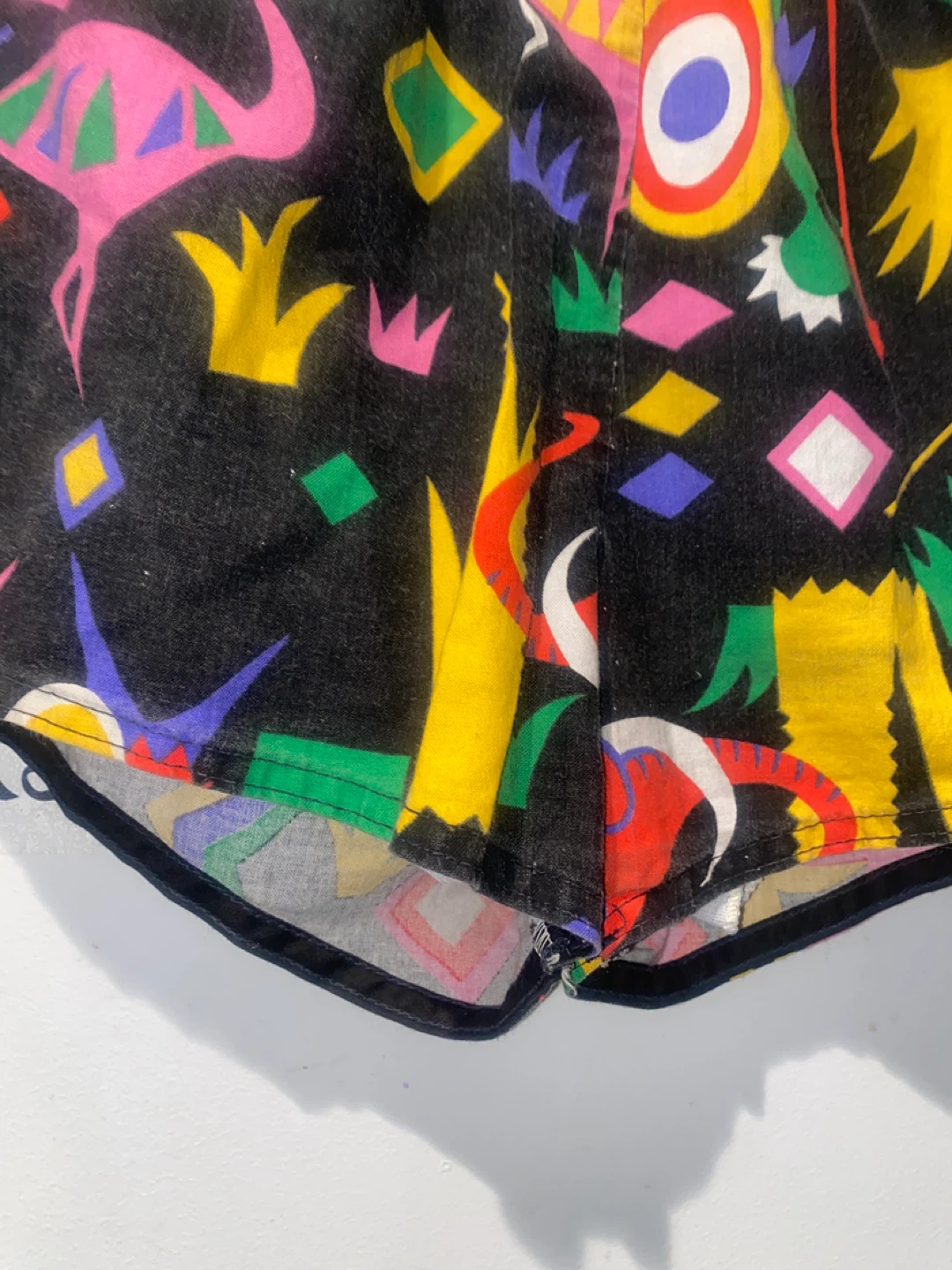 OVERBOARD Men's Black Tropical Print Shorts Size 32-34 - photo 2