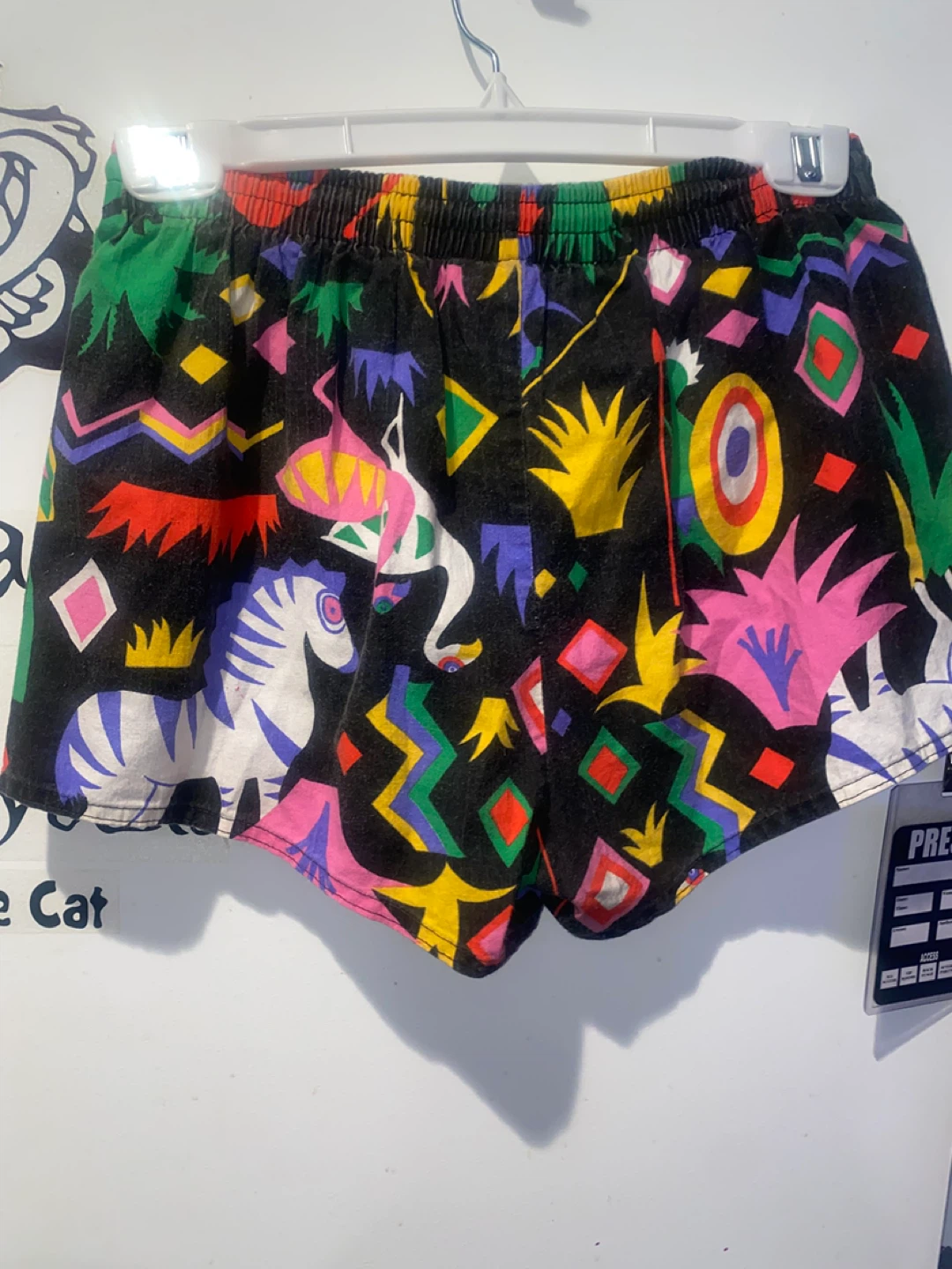 OVERBOARD Men's Black Tropical Print Shorts Size 32-34 - photo 4