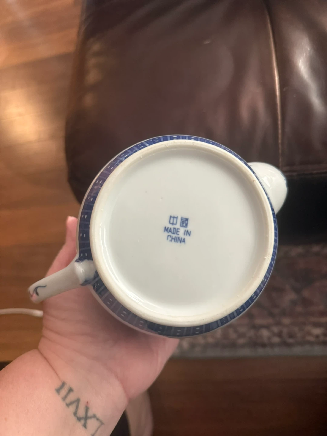 Vintage Blue & White Tea Set – Steelite International England - photo 4