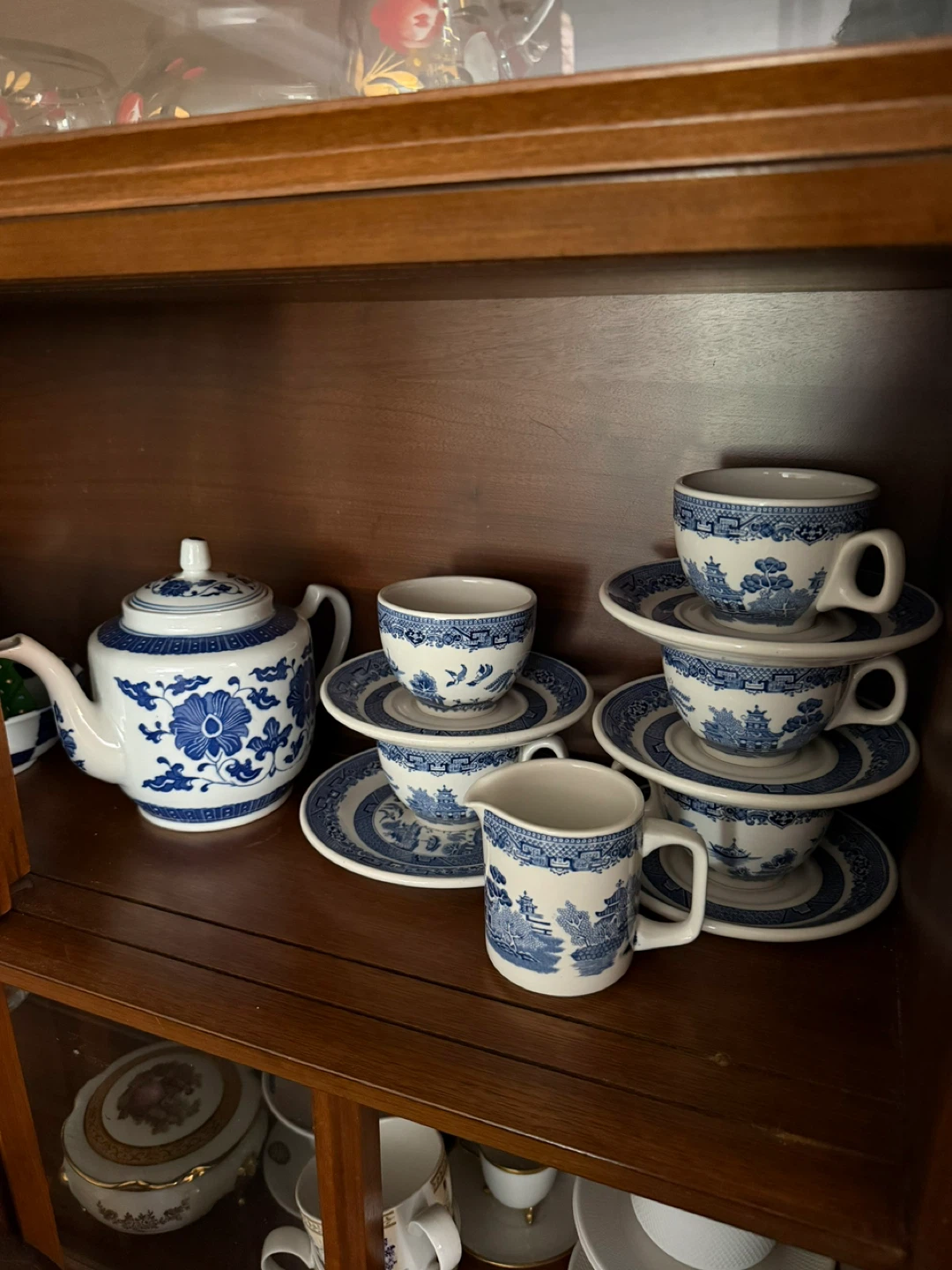Vintage Blue & White Tea Set – Steelite International England