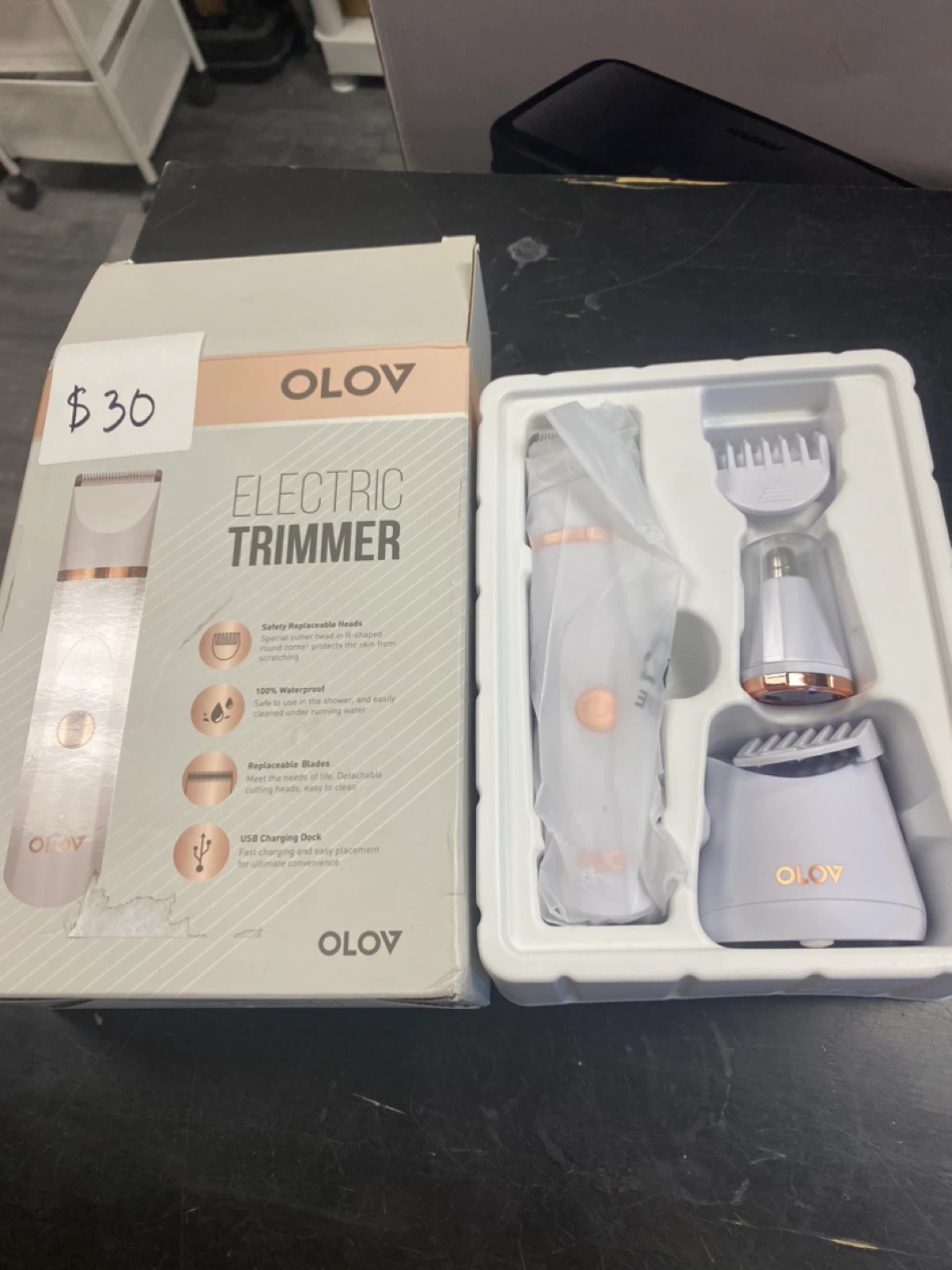 OLOV Electric Trimmer with USB Charging Dock - photo 2
