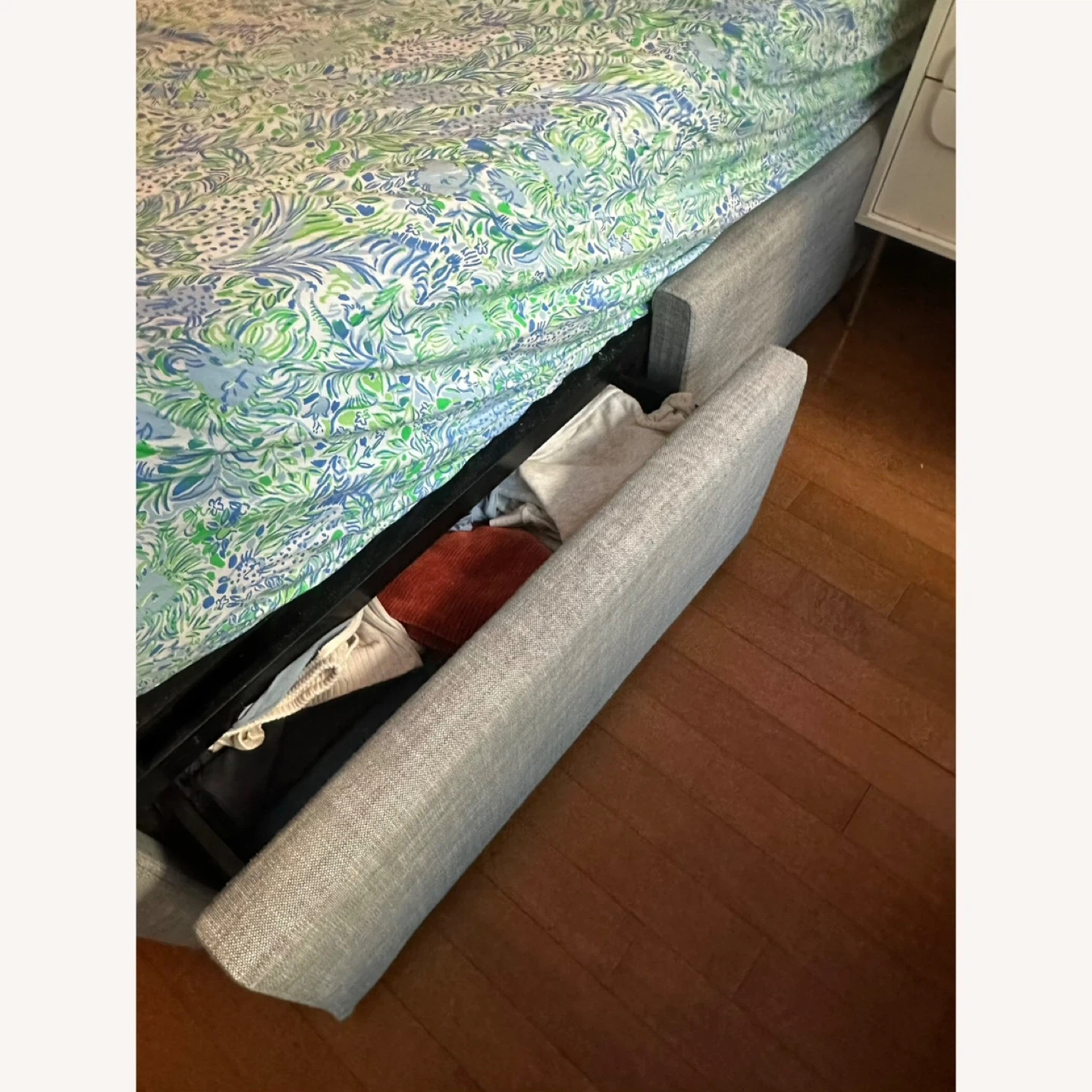 West Elm Storage Bed. (King size) - photo 5